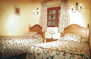 Schlafzimmer mit 2 Einzelbetten
