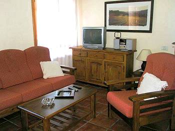 Wohnraum mit SAT-TV