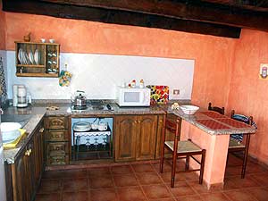 Die K&uuml;che vom Ferienhaus