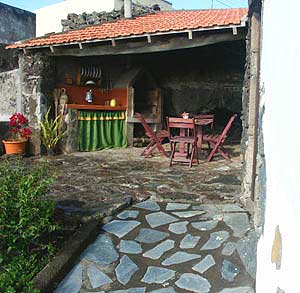 Kleiner Garten am Ferienhaus auf den Kanaren