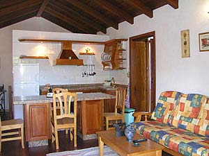 Die K&uuml;che und Wohnbereich im Casa Rural