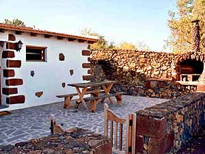 Terrasse und Grillbereich am Casa Rural auf den Kanaren
