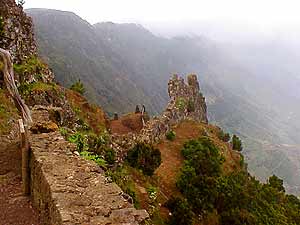 Blick vom Mirador de Jinama ins Golfotal