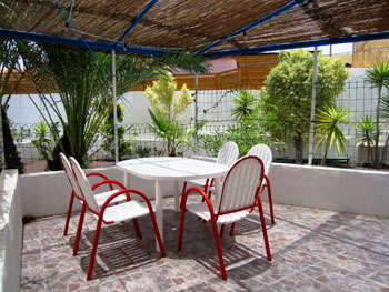 Überdachte Terrasse