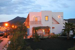 Abendstimmung am Ferienhaus f�r bis zu 4 + 2 Personen auf Fuerteventura