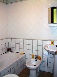 Bad von der Ferienwohnung