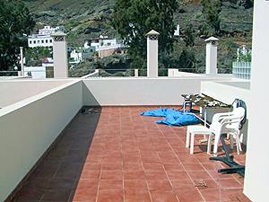 Dachterrasse von der Ferienwohnung