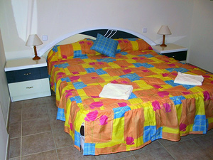 Schlafzimmer von der Ferienwohnung