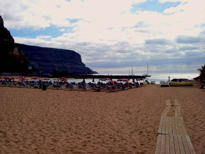 Strand von Purto de Mogan auf Gran Canaria