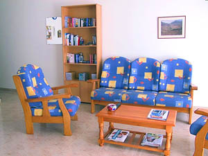 Appartements mit Pool auf Gran Canaria in Puerto de�Mogan - Wohnzimmer im Appartement No. 2