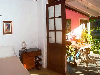 Schlafzimmer und Terrasse Schlafzimmer und Terrasse