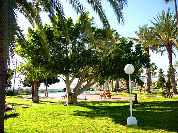 Gartenanlage und Pool Gartenanlage und Pool