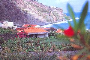Ferienhaus mit Bergblick