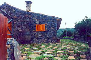 Aussenansicht der Finca auf La Gomera