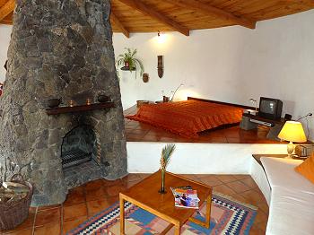 Ferienhaus mit Kamin