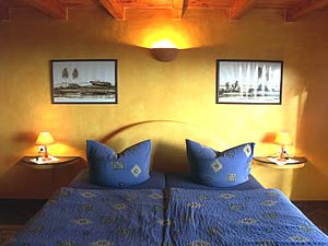 Schlafzimmer in dem zweiten Appartement auf Lanzarote