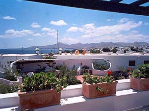 Aussicht von der Wohnanlage auf Lanzarote