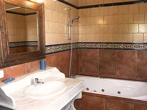Badezimmer im Apartment auf Lanzarote