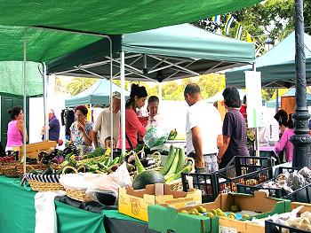 Wochenmarkt in Haria Wochenmarkt in Haria