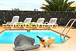 Ferienhaus mit Pool im Süden von Lanzarote (Nr. 0879)