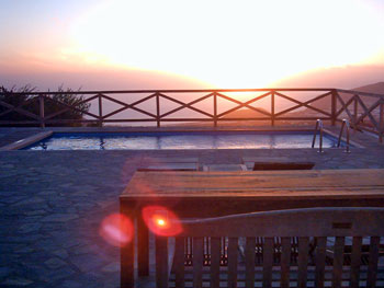 Abendstimmung am Pool Abendstimmung am Pool