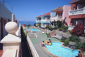 Familenfreundliches Appartement mit Pool, Anschit von Appartementanlage auf La Palma