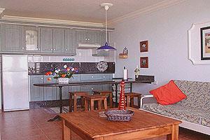 Kinderfreundliches Appartement auf La Palma, Wohnraum vom Appartement