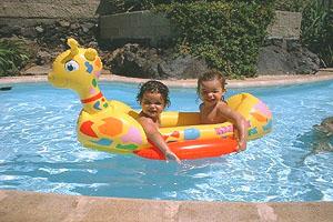 Appartement im S&uuml;dwesten auf La Palma, Pool vom familienfreundlichen Appartement