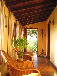M�blierte Terrasse