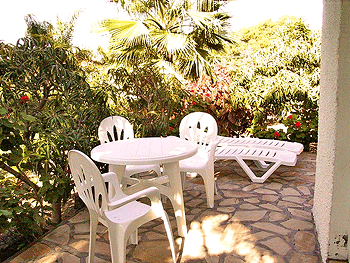 Terrasse vom Bungalow Terrasse vom Bungalow