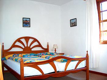 Schlafzimmer im Apartment 1