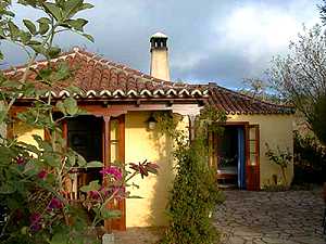 Ferienhaus in Puntagorda zu mieten zum Wandern in La Palma -Ansicht vom Ferienhaus bei Puntagorda