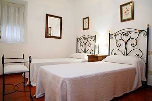 Schlafzimmer mit Einzelbetten