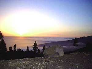 Sonnenuntergang auf La Palma
