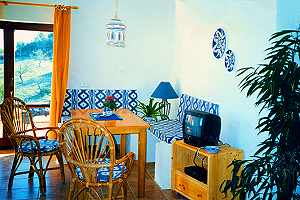 Sitzecke mit SAT-TV Sitzecke mit SAT-TV