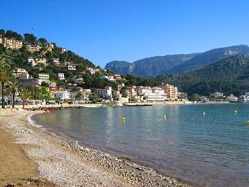 Die Bucht von Port de Soller Die Bucht von Port de Soller