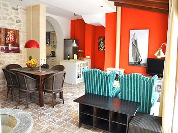 Wohnzimmer mit Essplatz Wohnzimmer mit Essplatz