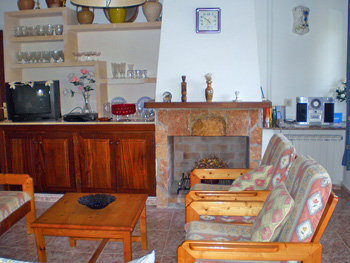Wohnzimmer mit Kamin Wohnzimmer mit Kamin