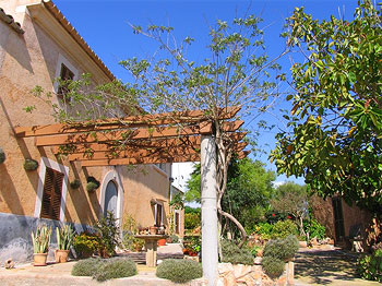 Pergola vor der Finca Pergola vor der Finca