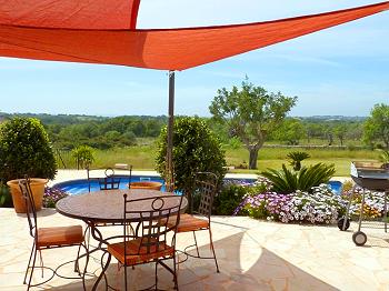 Blick zum Pool Blick zum Pool