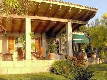 Überdachte Terrasse