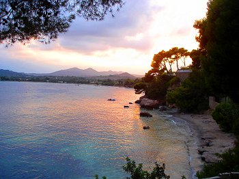 Sandstrand an der Costa de los Pinos Sandstrand an der Costa de los Pinos