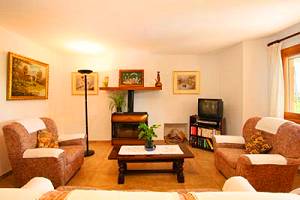 Wohnzimmer mit Kaminofen Wohnzimmer mit Kaminofen