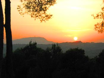 malerischer Sonnenuntergang malerischer Sonnenuntergang
