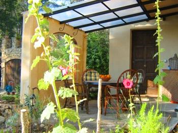 überdachte Veranda überdachte Veranda