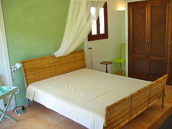 Schlafzimmer in Mint
