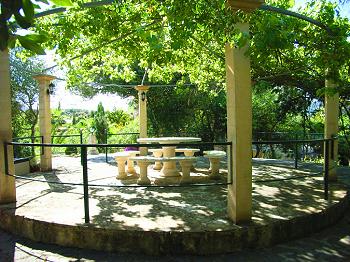 Terrasse im Garten
