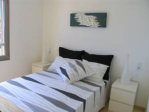Schlafzimmer mit Doppelbett Schlafzimmer mit Doppelbett