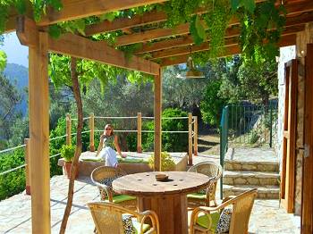 Terrasse mit Panoramablick Terrasse mit Panoramablick