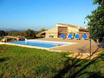 Finca, Poolterrasse und Pool